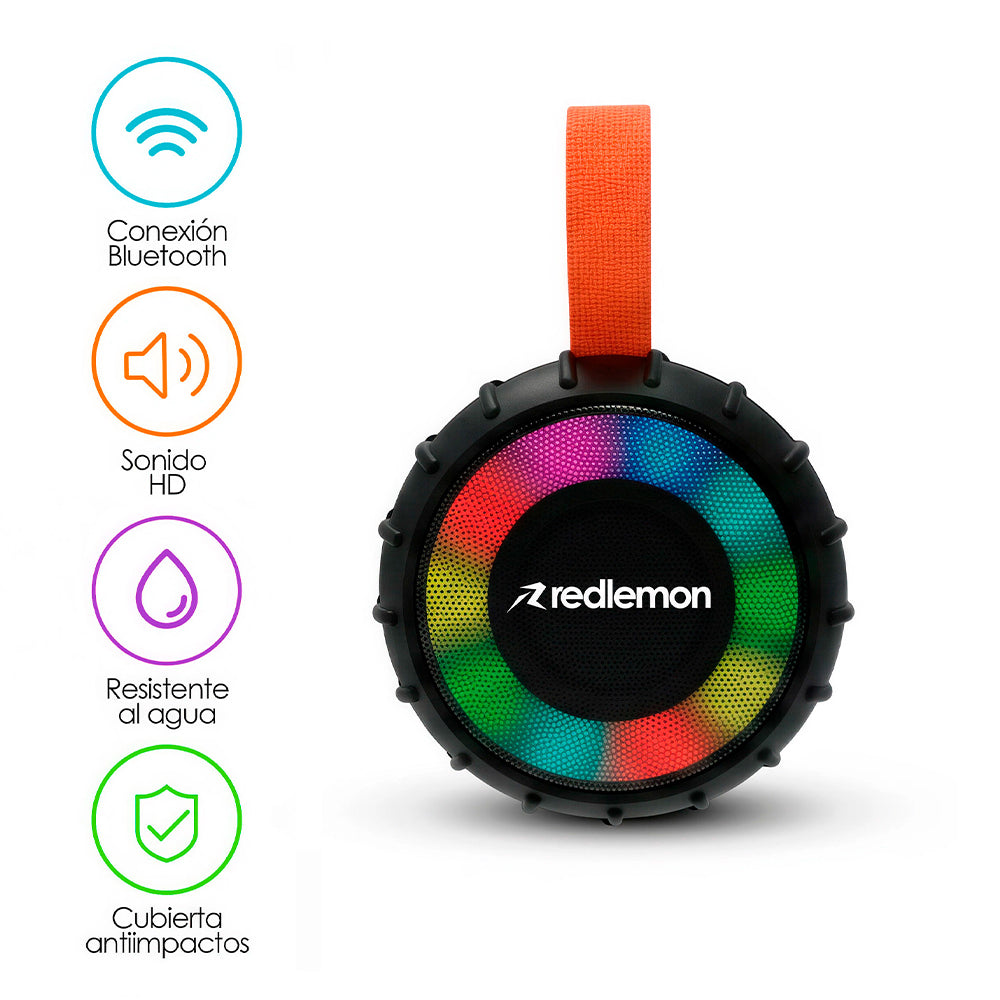 Bocina Bluetooth 5.0 Portátil IP66 de 3 W