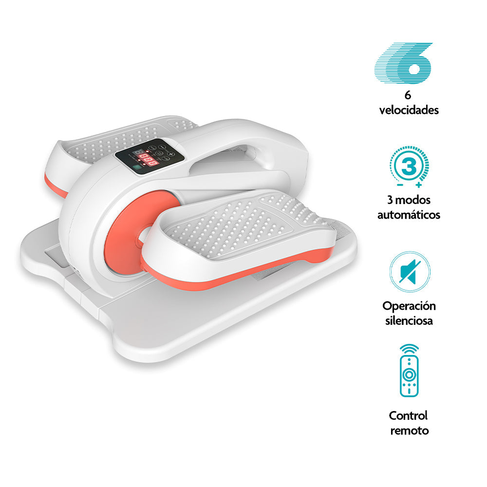 Mini Elíptica Eléctrica para Casa y Oficina, 3 Modos, 6 Velocidades y Control Remoto