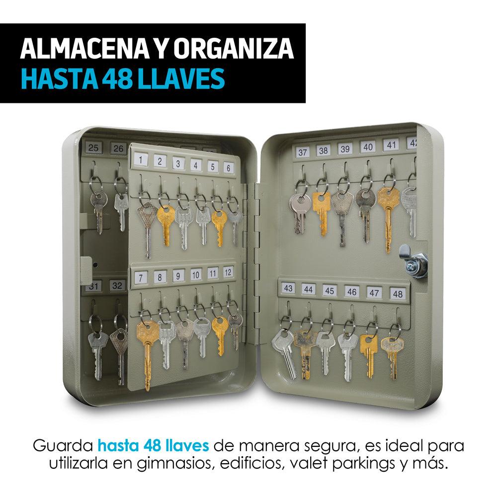 Gabinete Organizador de Acero para 48 Llaves