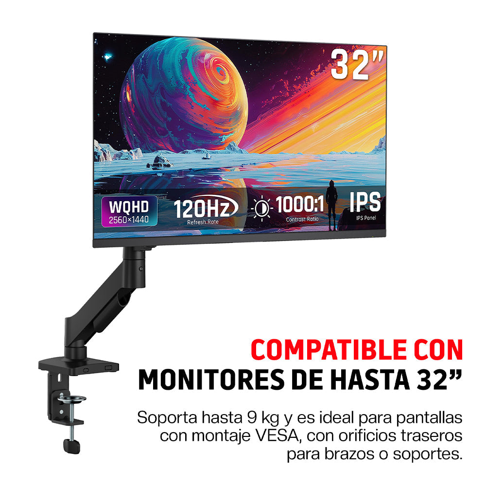 Soporte Articulado para Monitor de 17 a 32 Pulgadas