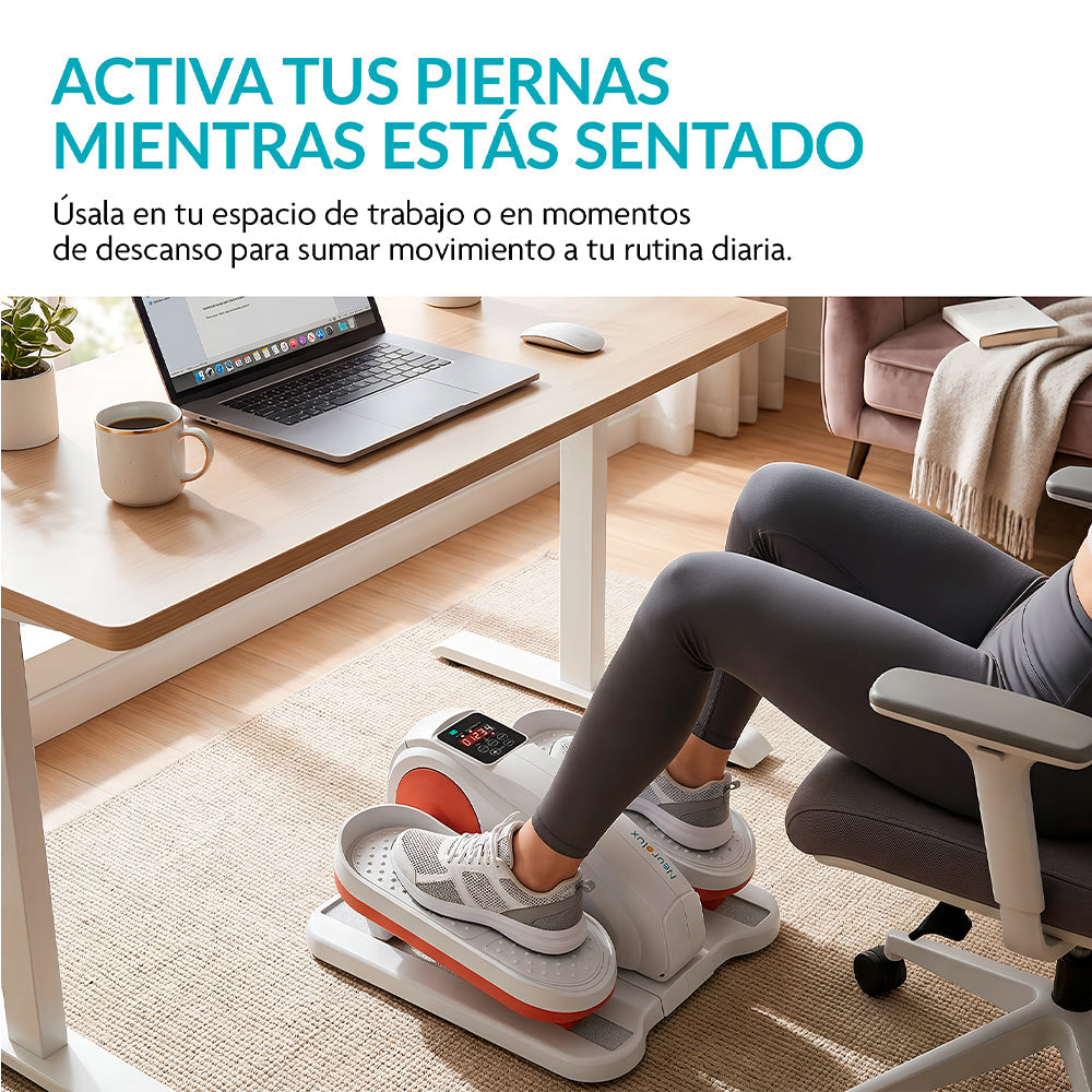 Mini Elíptica Eléctrica para Casa y Oficina, 3 Modos, 6 Velocidades y Control Remoto