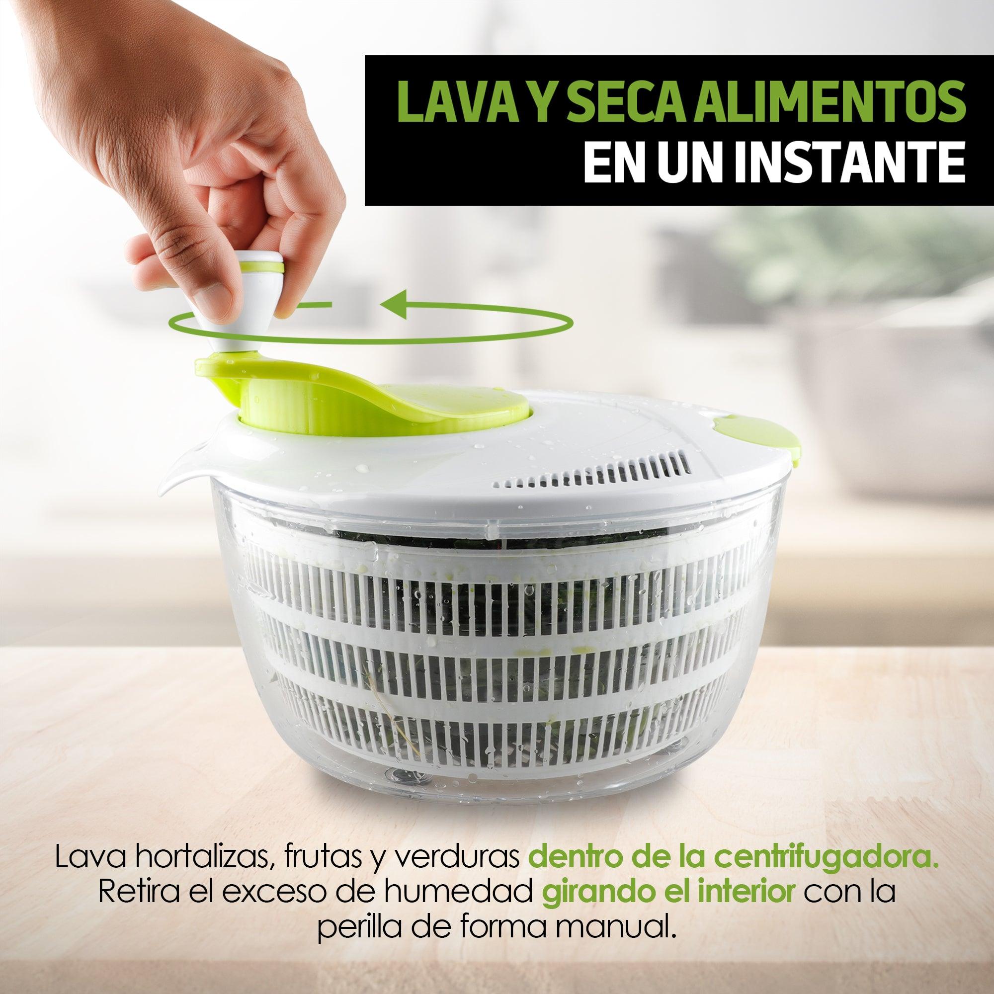 Centrifugadora de Ensalada de 4 L con Escurridor