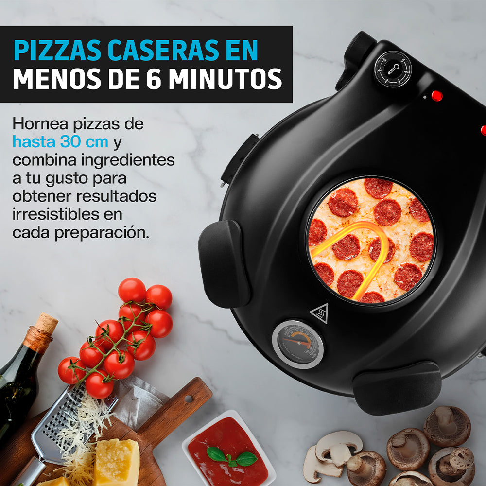 Horno Eléctrico para Pizza de 30 cm con Piedra Cerámica