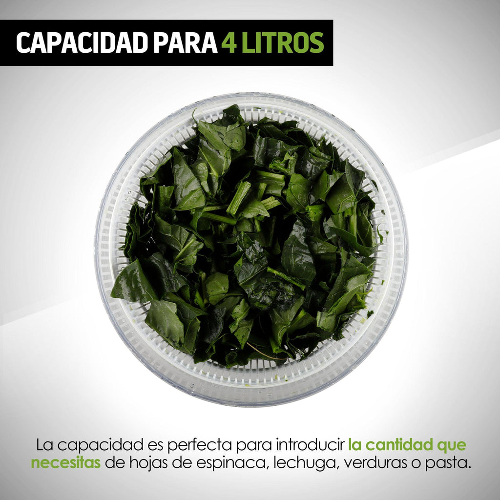 Centrifugadora de Ensalada de 4 L con Escurridor