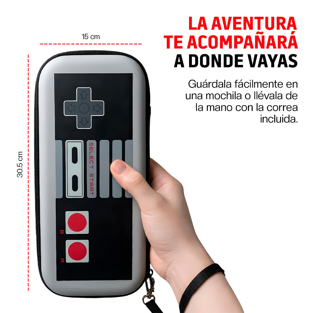Funda para Nintendo Switch 1 y 2 Protector Retro Estuche Rígido