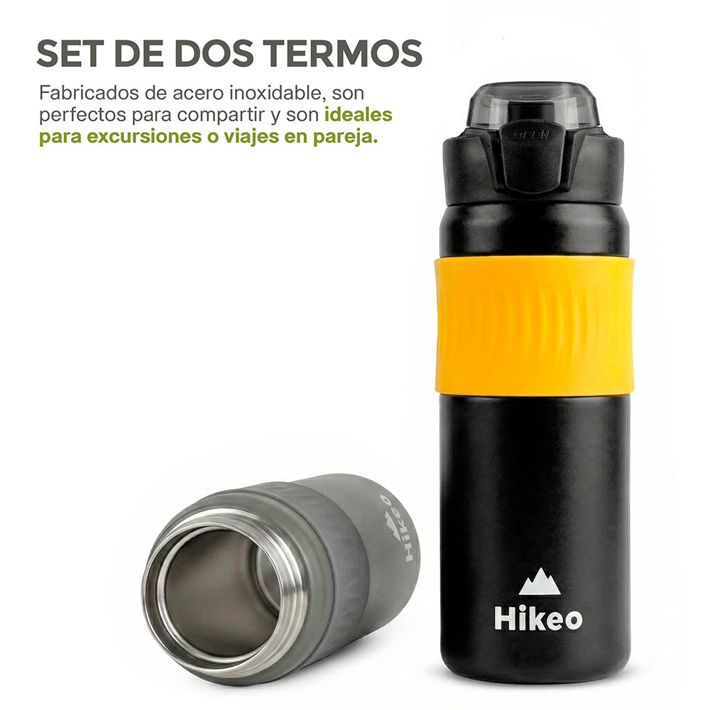 Set de 2 Termos de Acero Inoxidable de 580 ml HIKEO