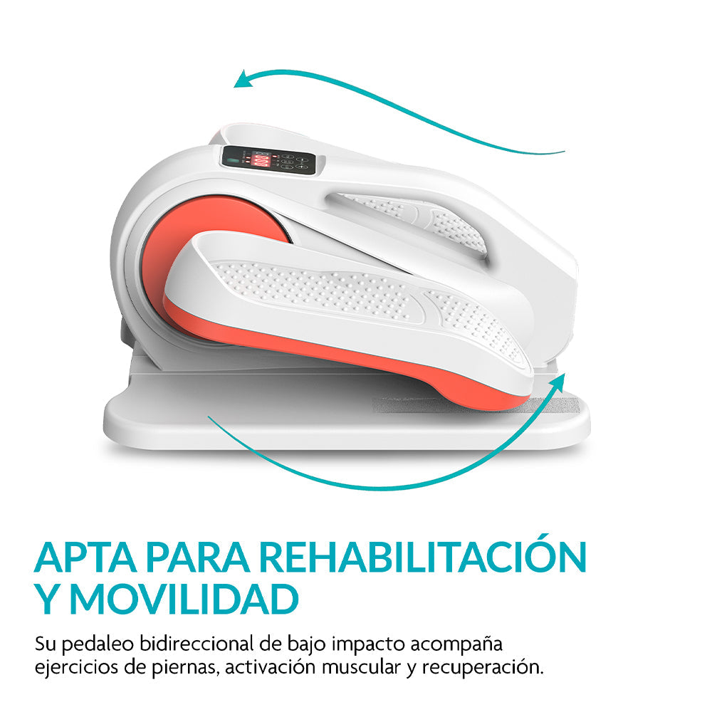 Mini Elíptica Eléctrica para Casa y Oficina, 3 Modos, 6 Velocidades y Control Remoto