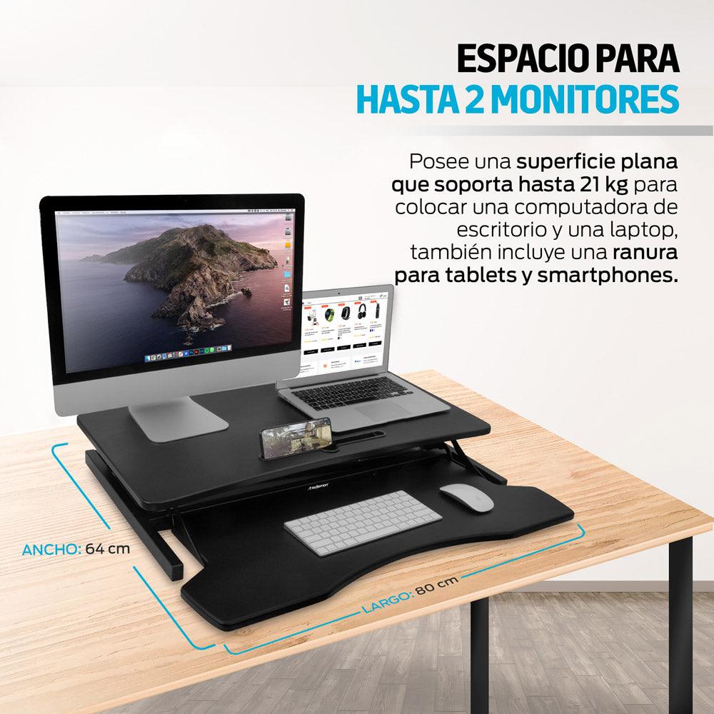 Escritorio de Pie para Computadora de Altura Ajustable Standing Desk