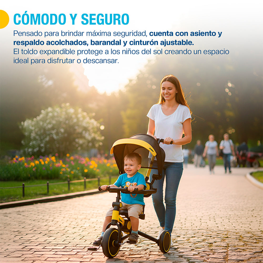 Triciclo Evolutivo 5 en 1 Plegable para Niños Shimy