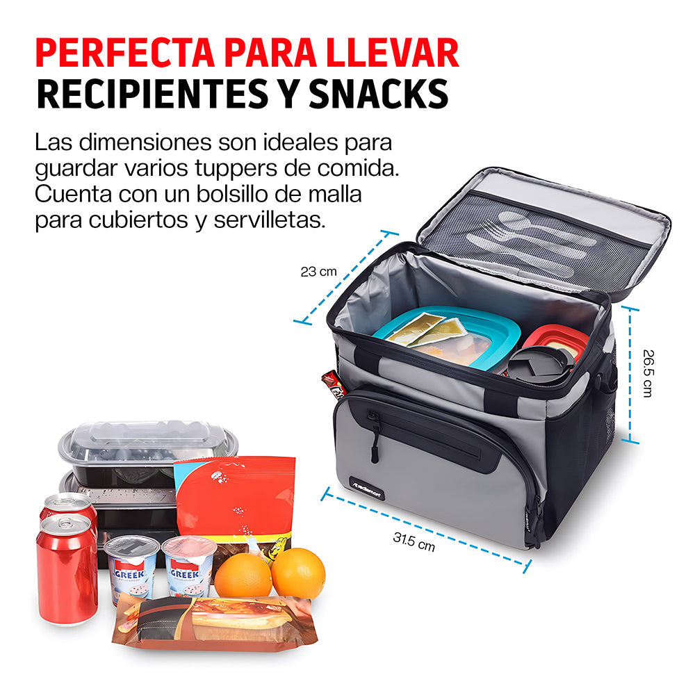 Lonchera Térmica de 11 L con Correa Ajustable