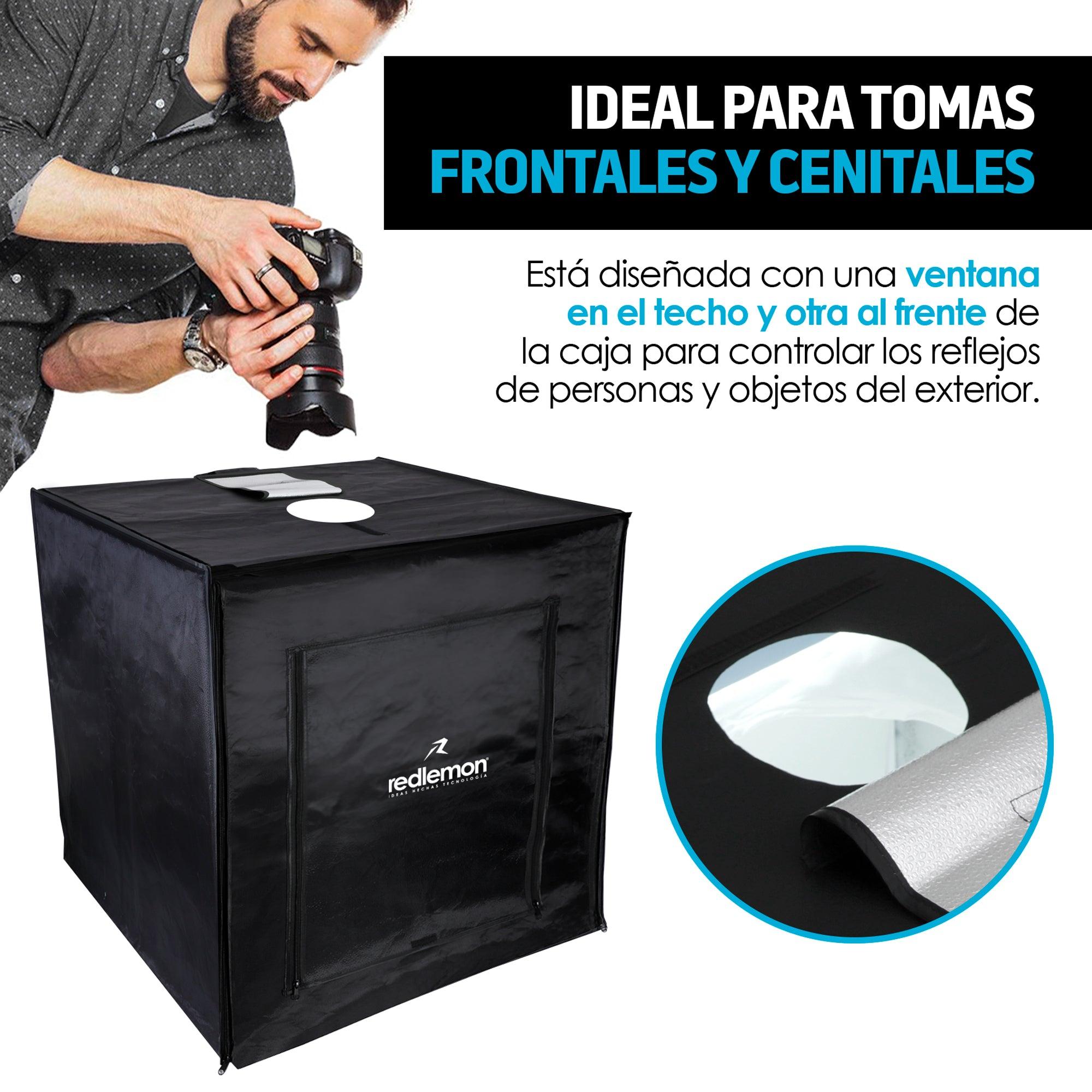 Caja de luz para fotografía de producto 80 x 80 cm