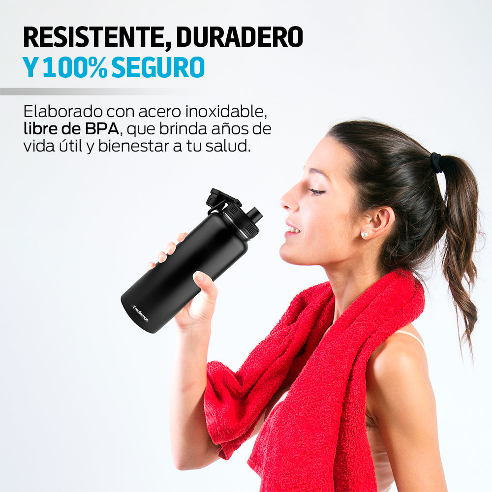 Termo de Acero Inoxidable de 1.2 L con Doble Pared
