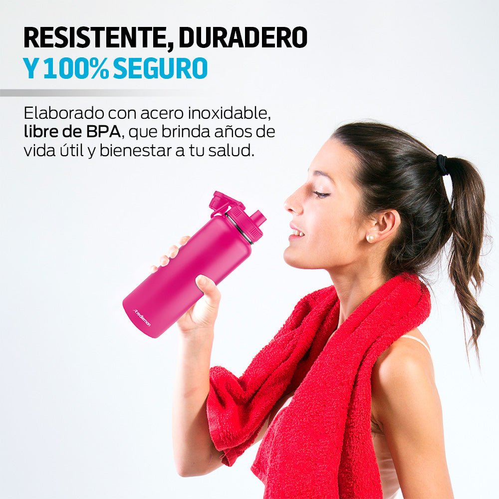 Termo de Acero Inoxidable de 1.2 L con Doble Pared