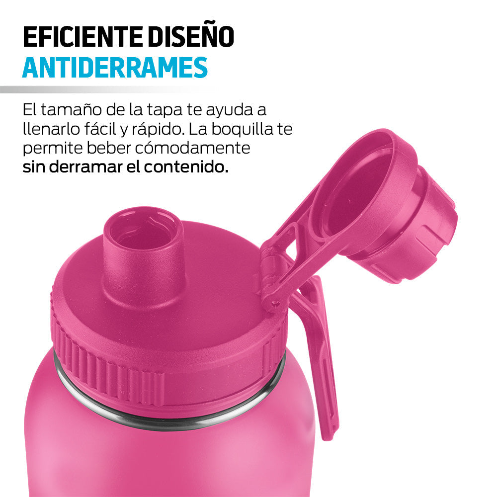 Termo de Acero Inoxidable de 1.2 L con Doble Pared