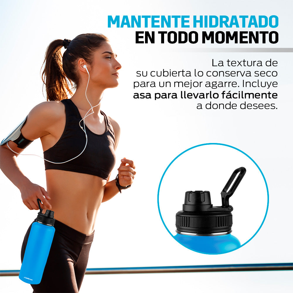 Termo de Acero Inoxidable de 1.2 L con Doble Pared