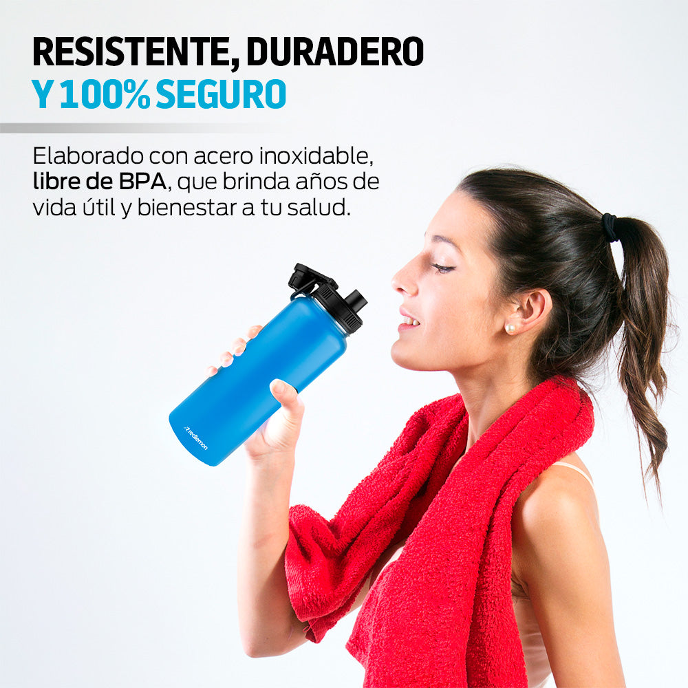 Termo de Acero Inoxidable de 1.2 L con Doble Pared