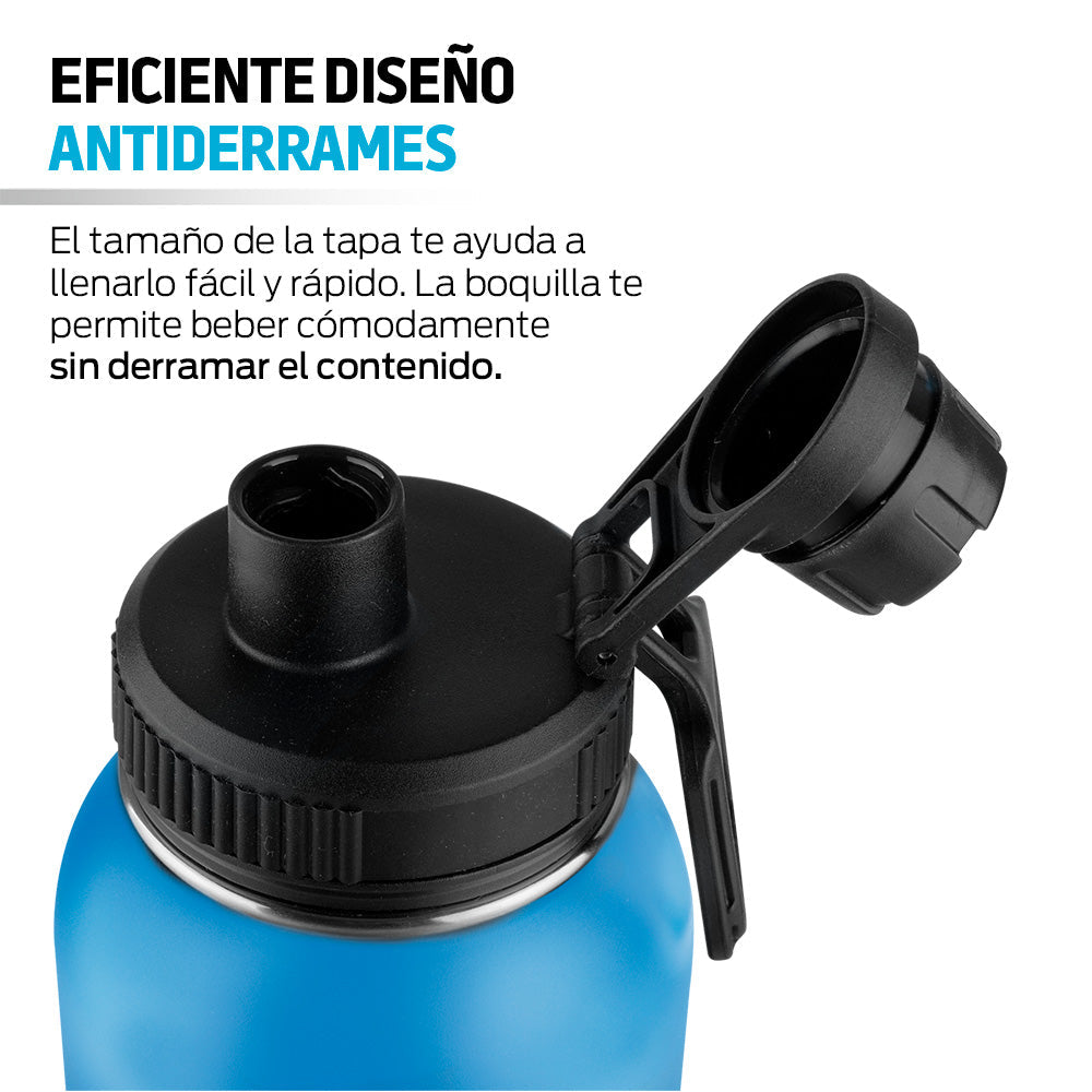 Termo de Acero Inoxidable de 1.2 L con Doble Pared