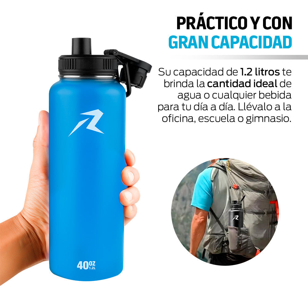 Termo de Acero Inoxidable de 1.2 L con Doble Pared
