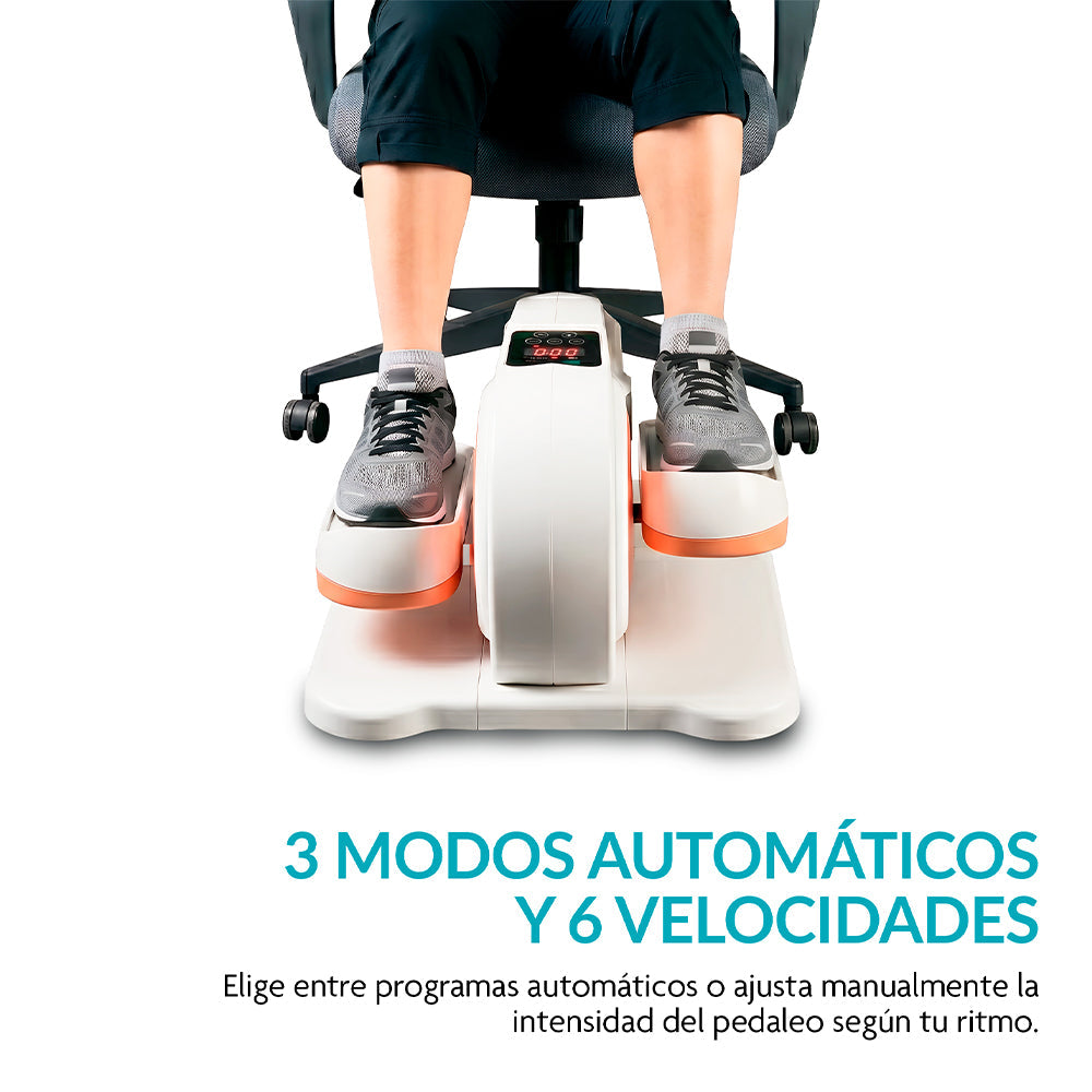 Mini Elíptica Eléctrica para Casa y Oficina, 3 Modos, 6 Velocidades y Control Remoto