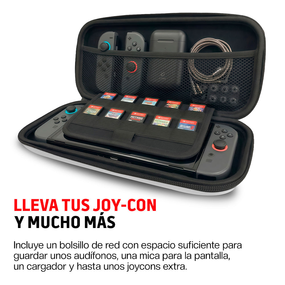 Funda para Nintendo Switch 1 y 2 Protector Retro Estuche Rígido