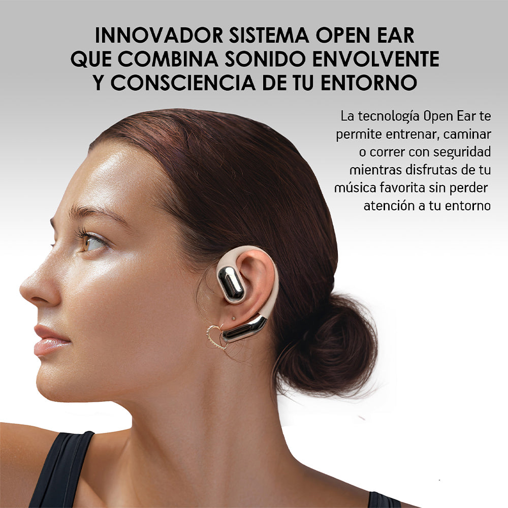 Audífonos deportivos open ear Bluetooth 5.3 IPX5