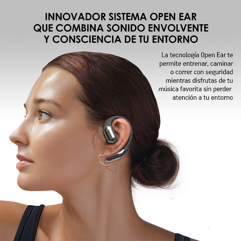 Audífonos deportivos open ear Bluetooth 5.3 IPX5