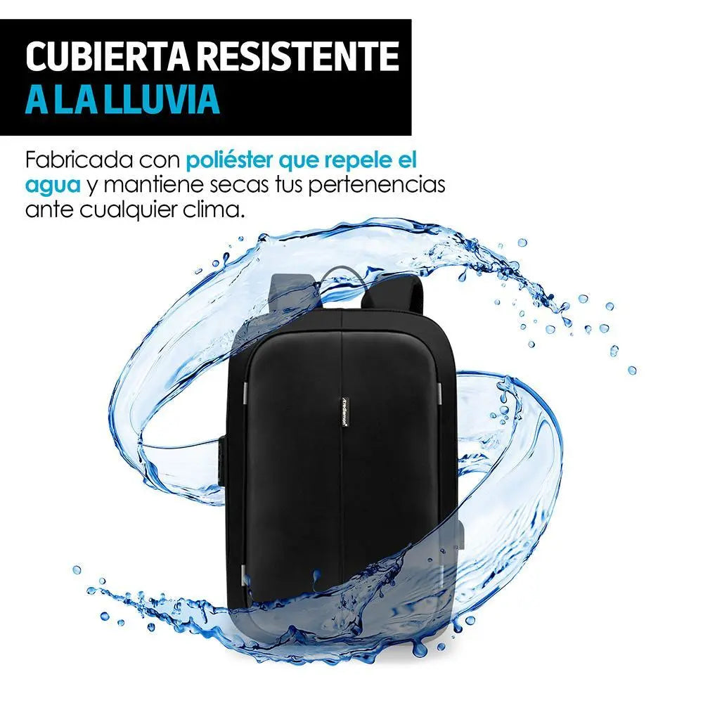 Mochila para laptop 15.6 pulgadas con candado y USB