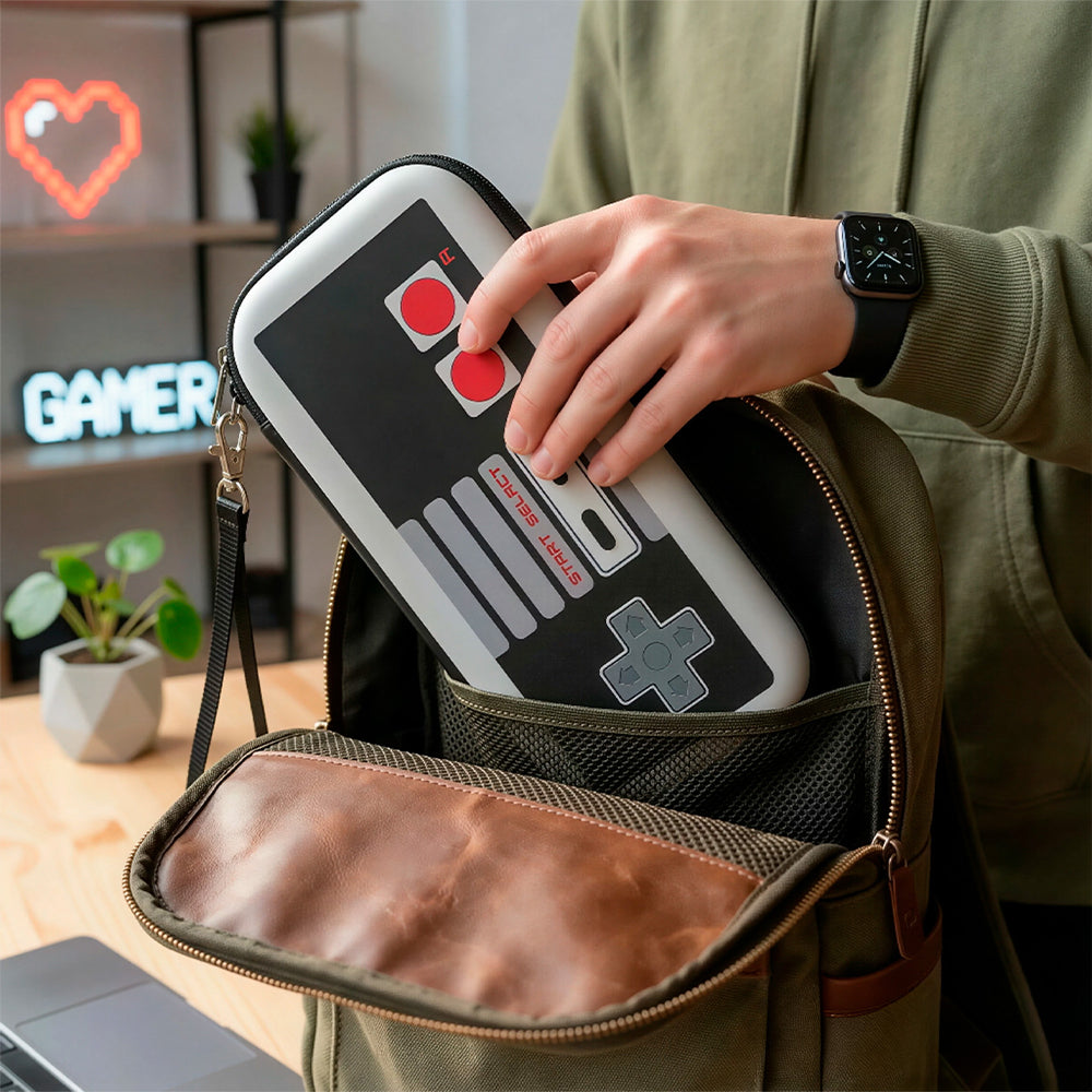 Funda para Nintendo Switch 1 y 2 Protector Retro Estuche Rígido