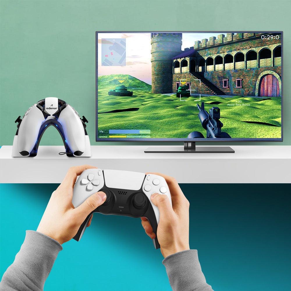 Estación de Carga para 2 Controles PS5 DualSense con LED