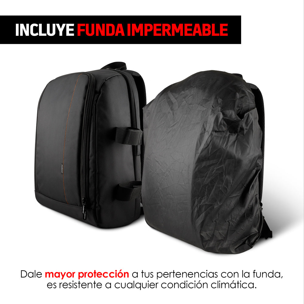 Mochila para Cámara Fotográfica con Compartimentos M-3000