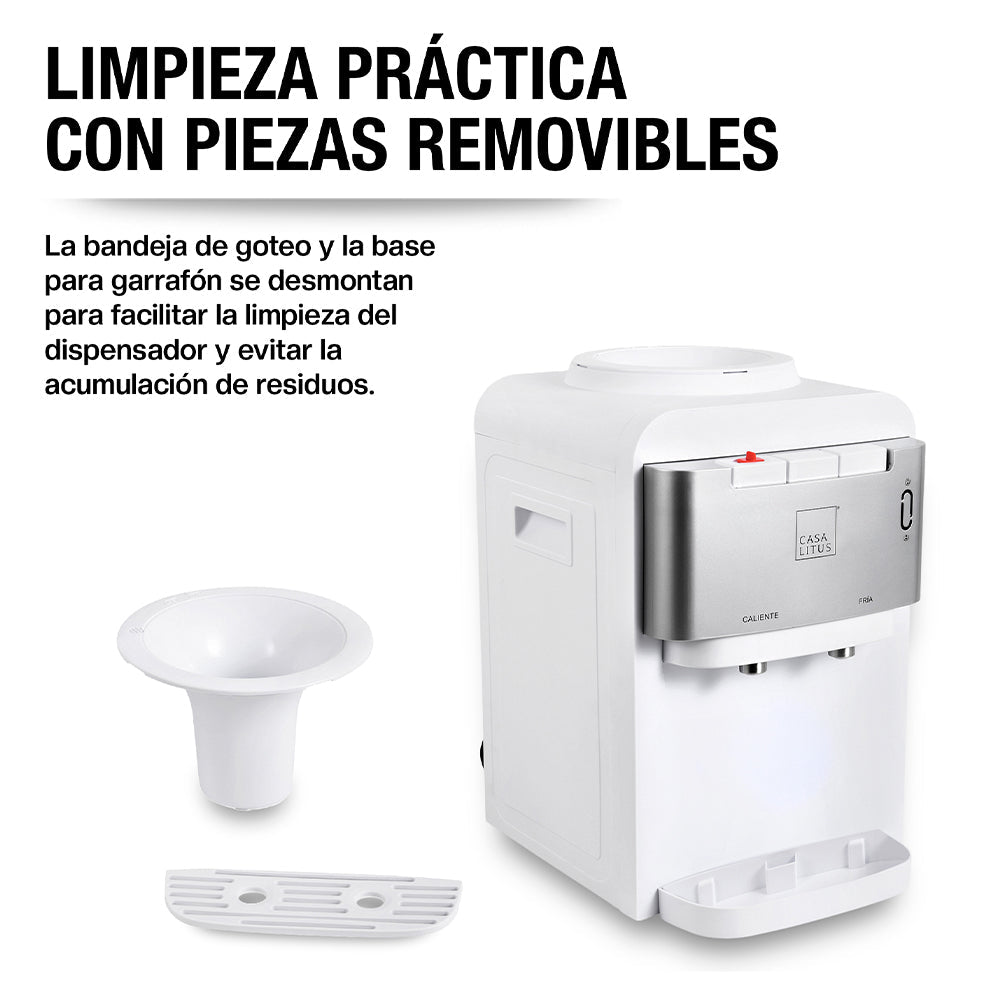 Dispensador de Agua de Garrafón Eléctrico Diseño Compacto para 5 L a 18.9 L