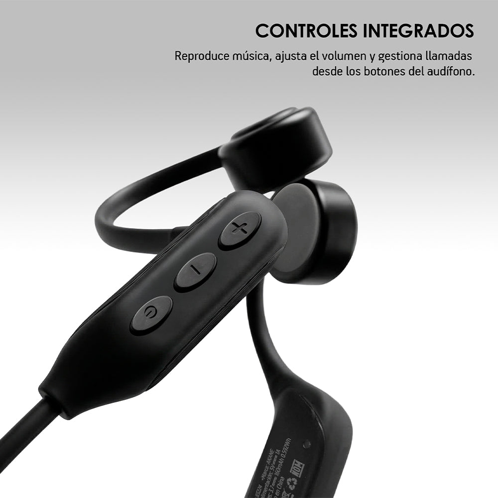 Audífonos de Conducción Ósea Deportivos Open Ear Bluetooth 5.4 y MP3 32GB Resistencia IPX8