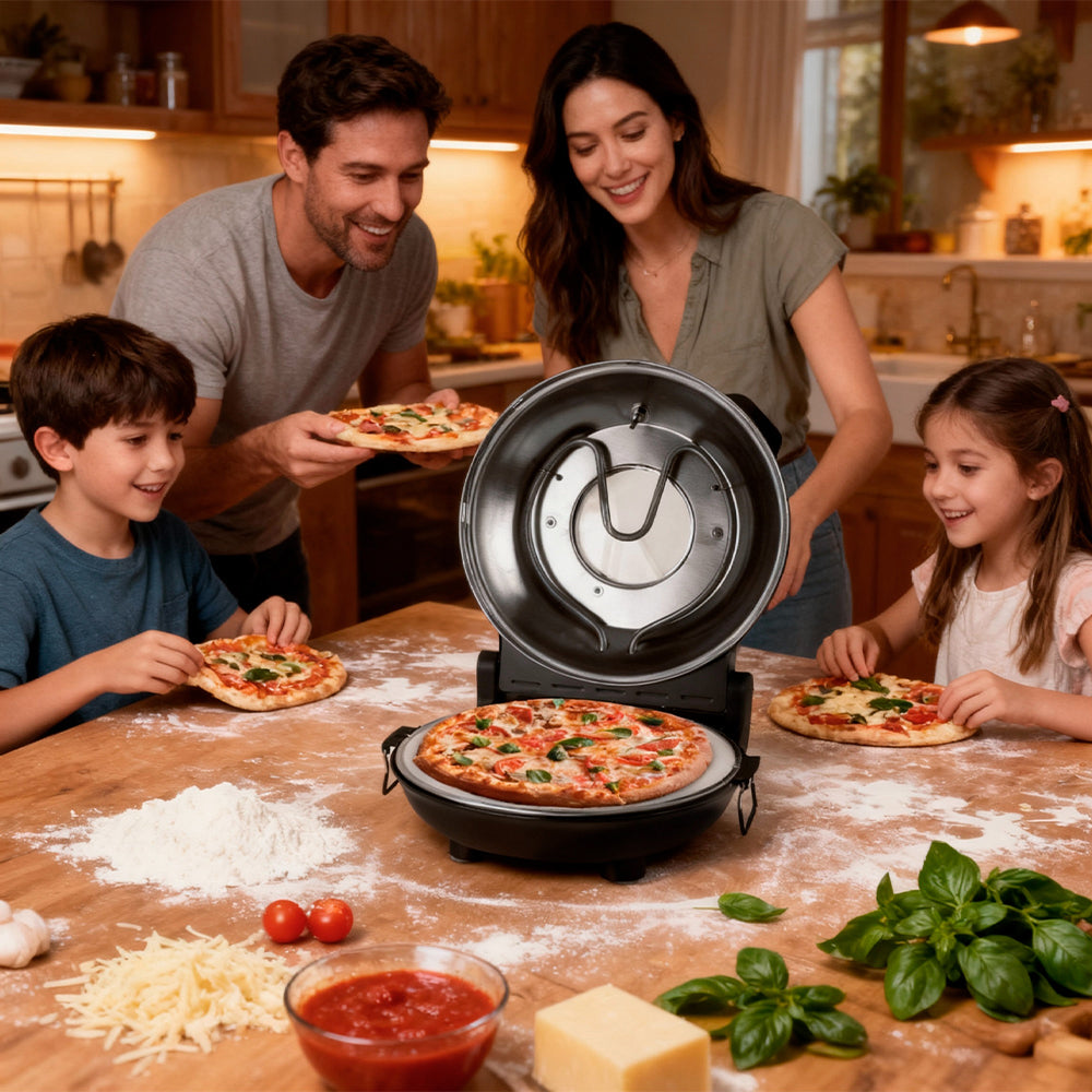 Horno Eléctrico para Pizza de 30 cm con Piedra Cerámica